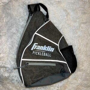 Franklin Black and Gray Pickleball Shoulder Bag for Women